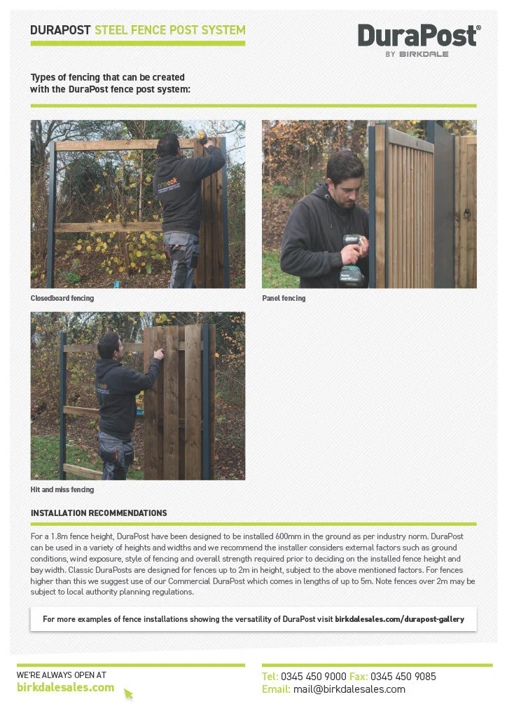 DuraPost Classic Steel Fence Post - Image 4