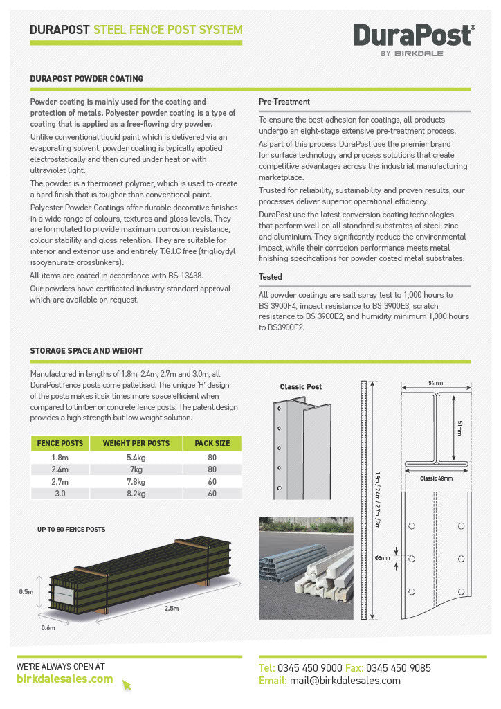 DuraPost Classic Steel Fence Post - Image 5