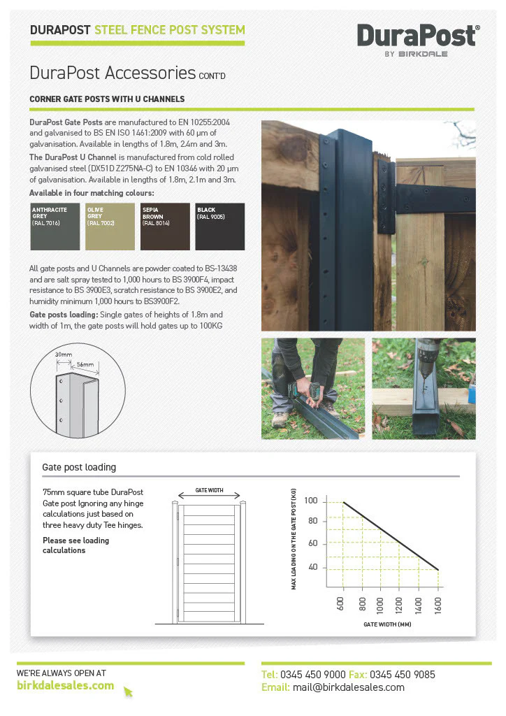 DuraPost Classic Steel Fence Post - Image 8