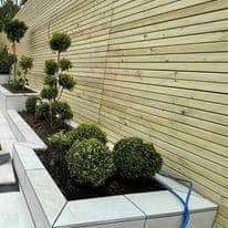 Hit & Miss Slatted Fence Cladding Double Round 19mm x 44mm - Image 4