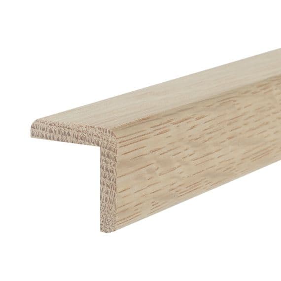 Solid White Oak Cushion Corner Moulding 21mm x 21mm 2400mm