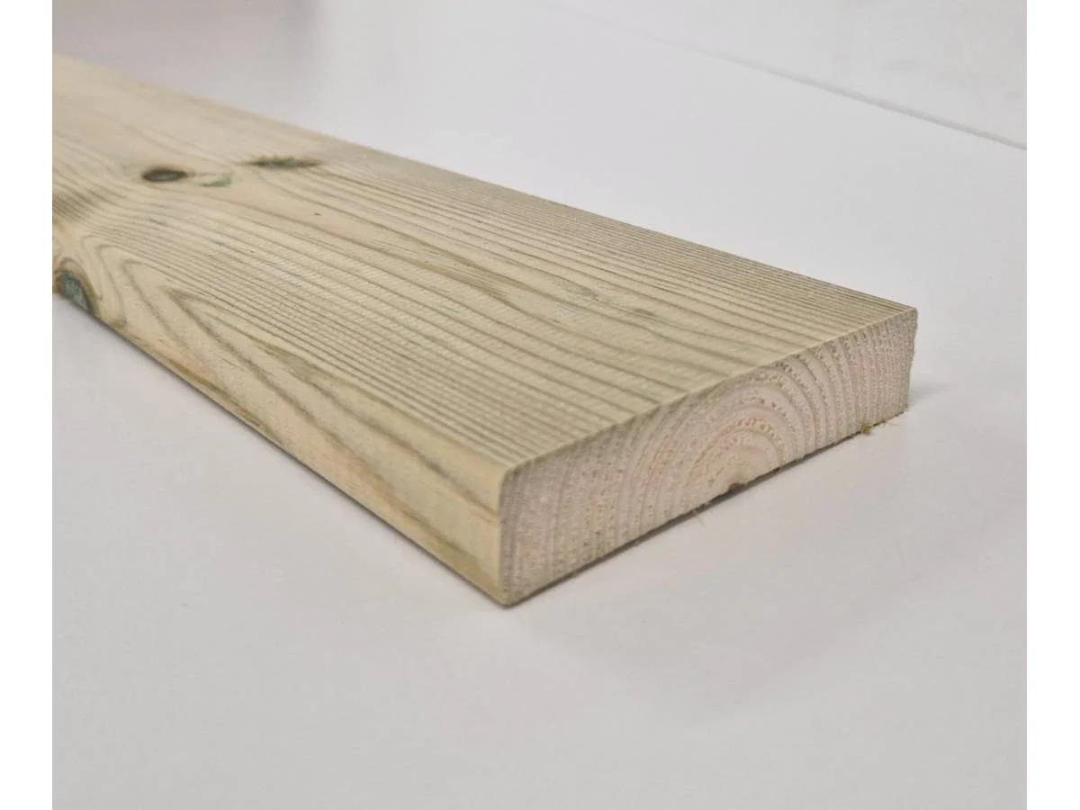 Treated Landscape Rounded Batten 4 Corners 94x20mm