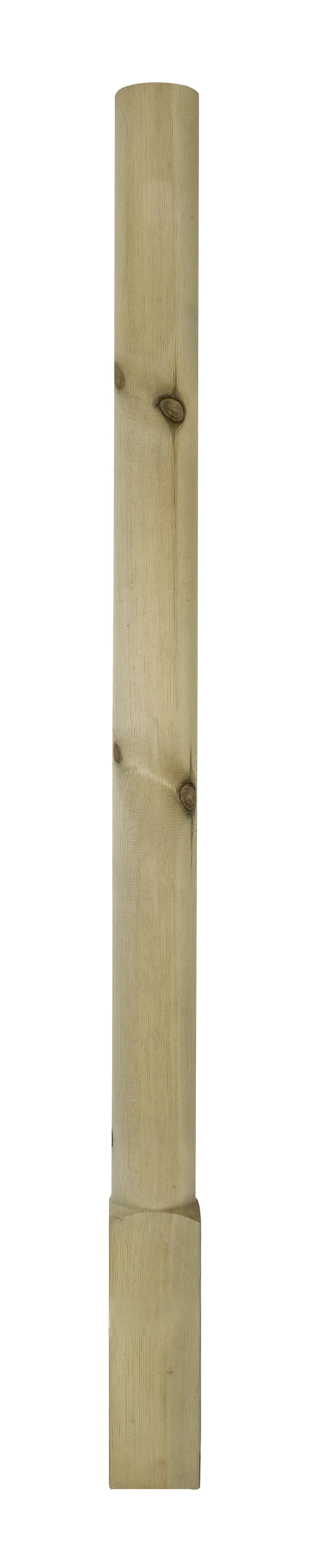 Treated round Decking Newel 90mm x 90 mm x 1375mm