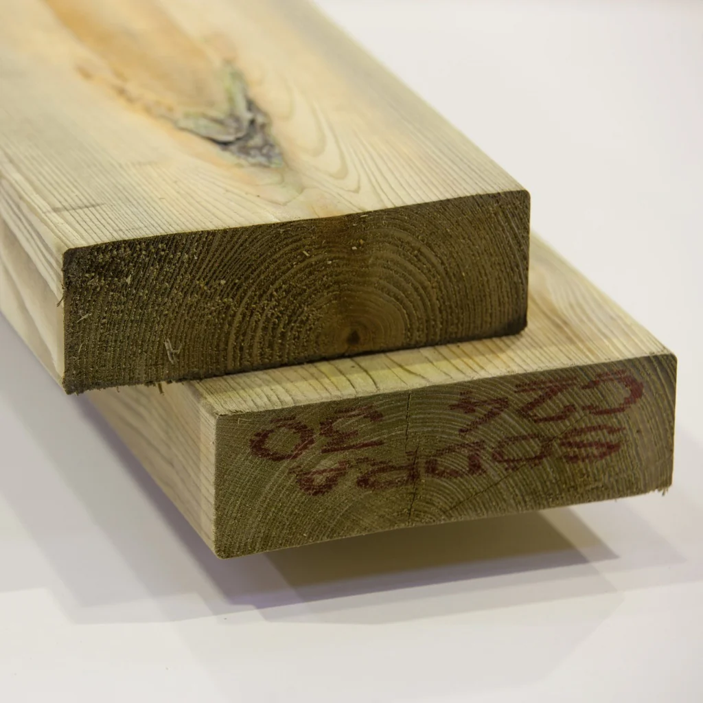 Treated sawn Reg Timber C24 47mm x 150mm (6x2) - Image 6